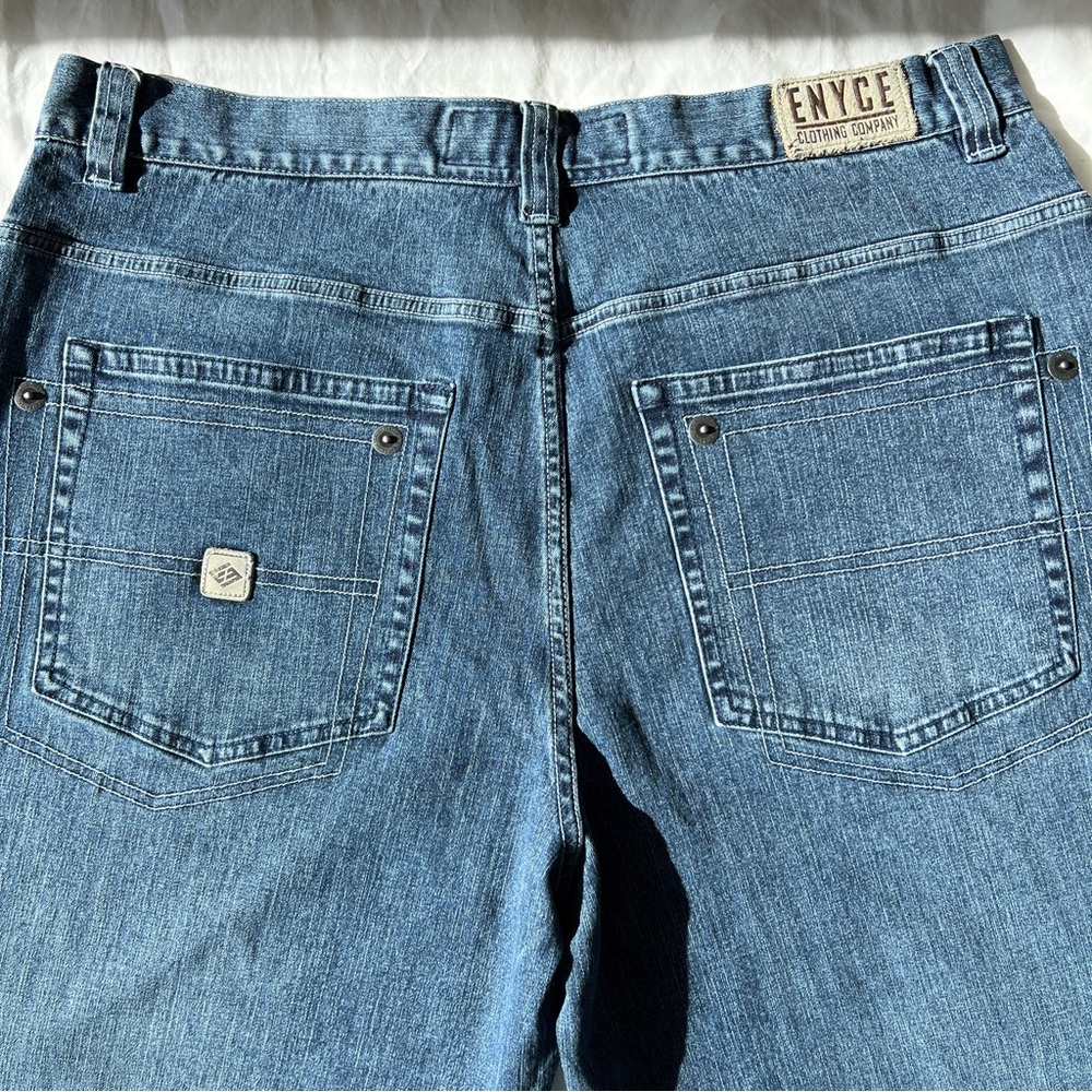 ENYCE Jeans Men's 36x32 Baggy Hip Hop 90s Y2K Skater Wide Leg Vintage Urban - Picture 2 of 11